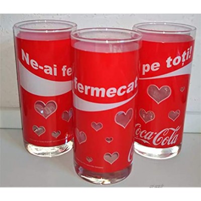 Verres verres à cola Cola rétro 3 x 0,2 l Original Coca-Cola Verre de collection Vintage