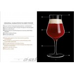 Luigi Bormioli – Collection Birrateque – Testeur 42 – Verre à dégustation bière – Lot de 6 pièces