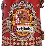 Nemesis Now B5606T1 Harry Potter – Chope à bière de collection – Motif : Gryffondor – Cadeau pour Fan et Passionné – Qualité Supérieure – Rouge et Argenté – 15,5 CM Résine 1 Unité Lot de 1
