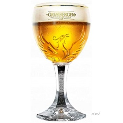 Verre à bière belge Grimbergen officiel 33 cl