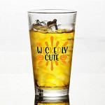 Wickedly Cute= Verres à bière personnalisés pour Halloween citrouille automne 47 cl