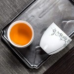 ACYOUNG Lot de 4 tasses à thé en céramique chinoise faite à la main 150 ml