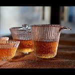 Tasses à thé en Verre Verres à thé Afternoon Tea Lovers Teacup Set de 8 Meilleur Cadeau pour Le Bureau Accueil Tasses Tasses Bols Ensemble Teatime