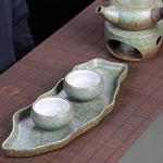 TOKUJN Tasse à thé en céramique japonaise tasse de thé poterie vitrée traditionnelle thé Kungfu tasse à café tasse de porcelaine à la main tasse de thé bol à une tasse à la main