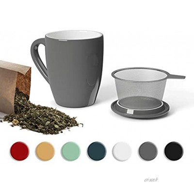 YOKO DESIGN Mug à thé Tisanière Gris