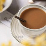 Ensemble de Tasses et soucoupes Faites à la Main en grès Tasse à café Expresso de Petite capacité pour la Maison Tasse à thé