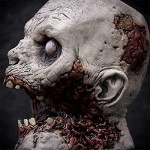DERMASENS Tasses à café macabres Tasse-Tasse à bière de Style crâne crâne Squelette Tasse d'eau tête de Zombie Horreur 3D avec des Motifs réalistes effrayants pour Halloween Zombi Blanc