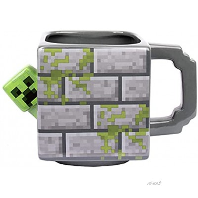 Minecraft Tasse Minecraft Tasse en céramique Capacité 650 ml Tasse Creeper Tasse de fantaisie Tasse à café Marchandise Minecraft Jeu 3D Minecraft Marchandise de jeux vidéo