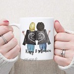Mug personnalisé Best Friend pour femme choisissez le nom de l'amitié tasse à café pour meilleure amie cadeau de fête de Galantine amitié cadeau d'anniversaire 325 ml
