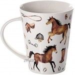 Tasse à café tasse à thé en ceramique avec motif cheval cadeau cheval pour femme fille homme