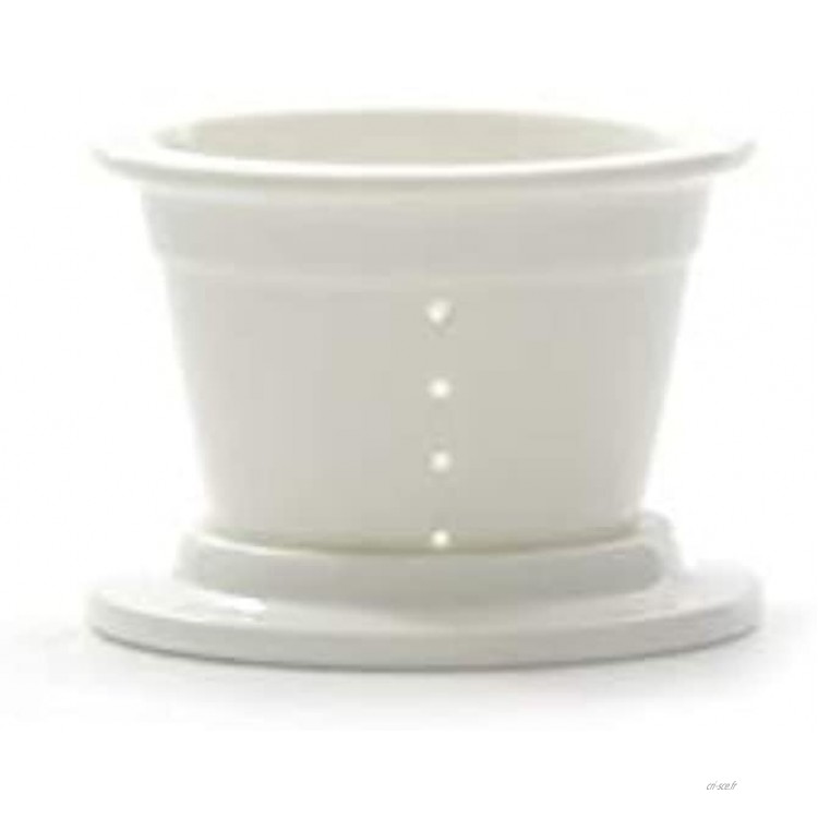 la Porcellana Atupertu Filtre pour Infusion Mug Boîte Cadeau Blanc