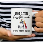 Mug avec licorne pour sœur sœur cadeau drôle pour sœur cadeau de Noël cadeau de sœur ou sœur
