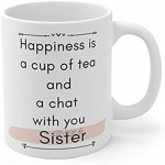 Mug humoristique pour sœur sœur sœur cadeau d'anniversaire pour sœur meilleure amie sœur meilleure sœur 325 ml