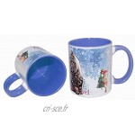 Mug Les Cadeaux de Noel Bleu Personnalisable avec Votre Photo et Texte