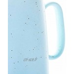 mugs et soucoupes Mugs à infusion Créative Étudiante Tasse En Céramique Tasse à Café Couvert Cuillère Ménage Tasse à boire Color : Blue