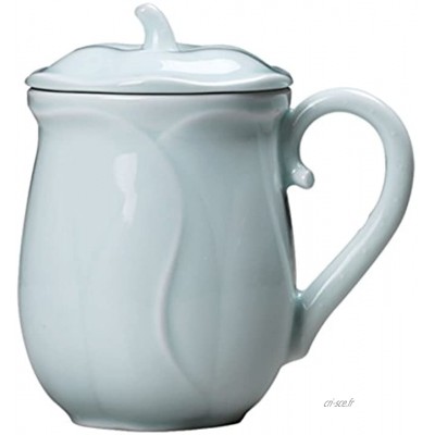 mugs et soucoupes Mugs à infusion Tasse Tumbler 11 oz grande capacité tasse en céramique tasse de bureau motif en relief tasse en céramique Size : Small
