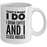 N A Cadeaux d'agent Immobilier Mug drôle d'agent Immobilier Tasse de café d'agent Immobilier