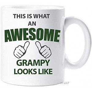 N\A Mug génial Grampy C'est à Quoi Ressemble Un génial Grampy en céramique Cadeau de nouveauté Cadeau fête des pères Cadeau
