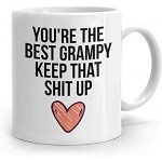 N A PassionWear Grampy Mug Cadeau Grampy Cadeau pour Grampy Cadeau de Noël Grampy Cadeau d'anniversaire Grampy,