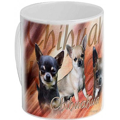 Pets-easy Mugs personnalisés Chien Chihuahua Poil Court