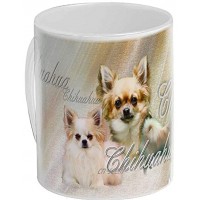 Pets-easy Mugs personnalisés Chien Chihuahua Poil Long