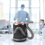 ZHINTE Mug Tasse à bière en Acier Inoxydable 600 ML en résine 3D avec poignée en Serpent Cobra