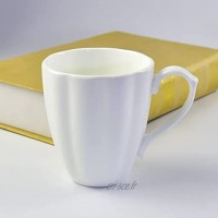 WANZSC Tasse en porcelaine blanche en forme de citrouille Tasse exquise pour latte cappuccino café thé