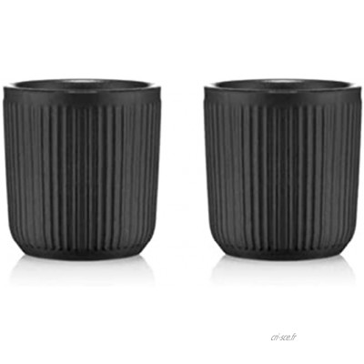 Bodum 12059-259 DOURO Set de 2 mugs en porcelaine double paroi 0.1 l