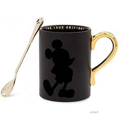 Disney Ensemble tasse et cuillère Mickey Mouse The True Original Collection Gold