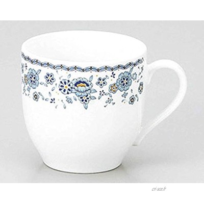 Edinburgh 7.8cm Ensemble de 10 Mugs White porcelain Originale Japonaise