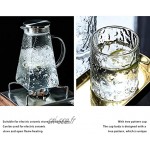 JSY Verre Jug Cup Set Accueil Salon Coupe Simple Nordic Water Parfaits à thé Potable Ensembles de Mugs