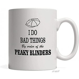 Mug « I do bad things » inspiré par Peaky Blinders – Idée cadeau