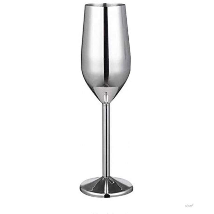 Coupe à Champagne en acier inoxydable verre à vin verre à cocktail en métal verre à vin Bar Restaurant gobelet maison café Bar boissons fête argent 200 ml