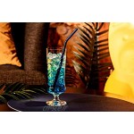 Krosno Grande Cocktail Pina Colada Verre | Lot de 6 | 300 ML | Collection Avant-Garde | Parfait la Maison Les Restaurants Les Fêtes | Lave-Vaisselle et Micro-Ondes