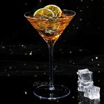 MICHLEY Incassable Verres à Cocktails Tritan-Plastique Gobelets Verres Martini Margarita Mojito 260ml Ensemble de 2