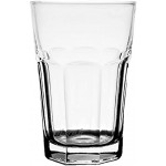 Topkapi 250.996 Longdrink Lot de 6 verres à cocktail Miami Vice blanc transparent XL 36 cl pour cocktail long drink mojito jus eau hauteur ~ 12 cm