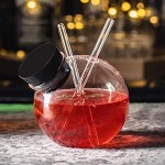 Verre à vin créatif en forme de sphère 2 styles de verre à cocktail Réutilisable