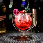 Verres à vin populaires pour cocktail bar fête bricolage verre à vin spécial restaurant nourriture boissons récipient en verre