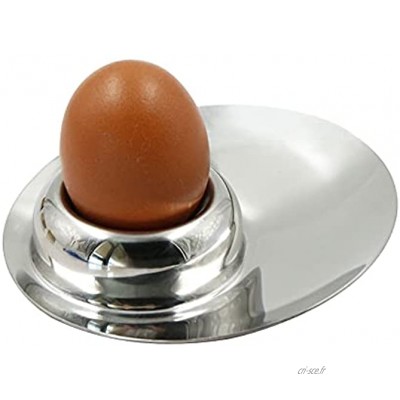 Coquetier à œufs En acier inoxydable Qualité supérieure Verre à œuf de luxe Inoxydable Poli Pour une utilisation quotidienne ou le service des invités Empilable Passe au lave-vaisselle