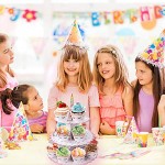 MengH-SHOP Présentoir à Cupcakes à Licorne 3 Niveaux Carton Support de Petit Gâteau pour Bébé Shower Enfants Fête Anniversaire Party à Thème
