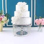 Présentoir à gâteaux en perles de cristal pour table à dessert ou gâteau de mariage centre de table cupcakes grand