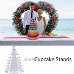 Snow Island Présentoir à macarons 6 étages pour fête de mariage dessert gâteau etc