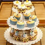 TFCFL Lot de 12 présentoirs à gâteau en cristal pour gâteaux et cupcakes