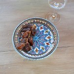 Assiette à entrée ou dessert Bakir turquoise D 20 cm