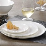 Table Passion Assiette à dessert selena blanc 21.5cm lot de 6