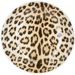 MamboCat Leopard Lampart 6-TLG. Set de assiettes à soupe Motif léopard I 450 ml