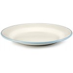 IBILI 920022 Assiette Plate Versalles Acier Blanc 22 x 22 x 2 cm