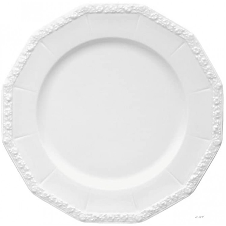 Rosenthal 10430-800001-10261 Assiette de Présentation 31 cm Porcelaine Blanc 31,8 x 31 x 4,5 cm