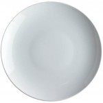 Alessi Sg53 1 Mami Assiette Plate en Porcelaine Blanche Set de 6 Pièces