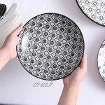 vancasso série Haruka Assiette Creuse,4 pièces en Porcelaine Style Japonais